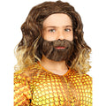 Aquaman Perücke Mit Bart für Jungen