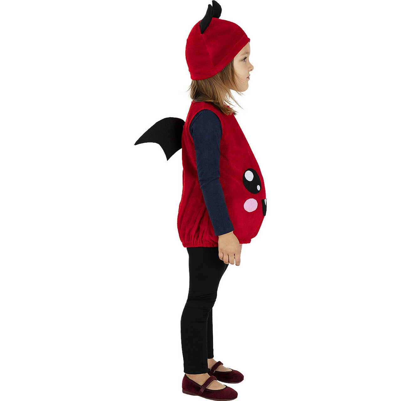 Op deze afbeelding zie je een Kostuums, van het merk Funidelia. Eng Klein Halloween Duiveltje Kind Kostuum