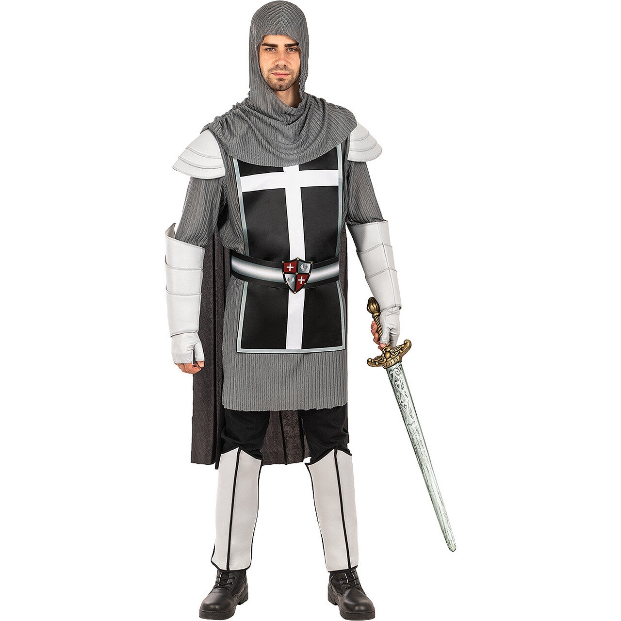 Op deze afbeelding zie je een Kostuums, van het merk Funidelia. Deluxe Ridder Richard Man Kostuum