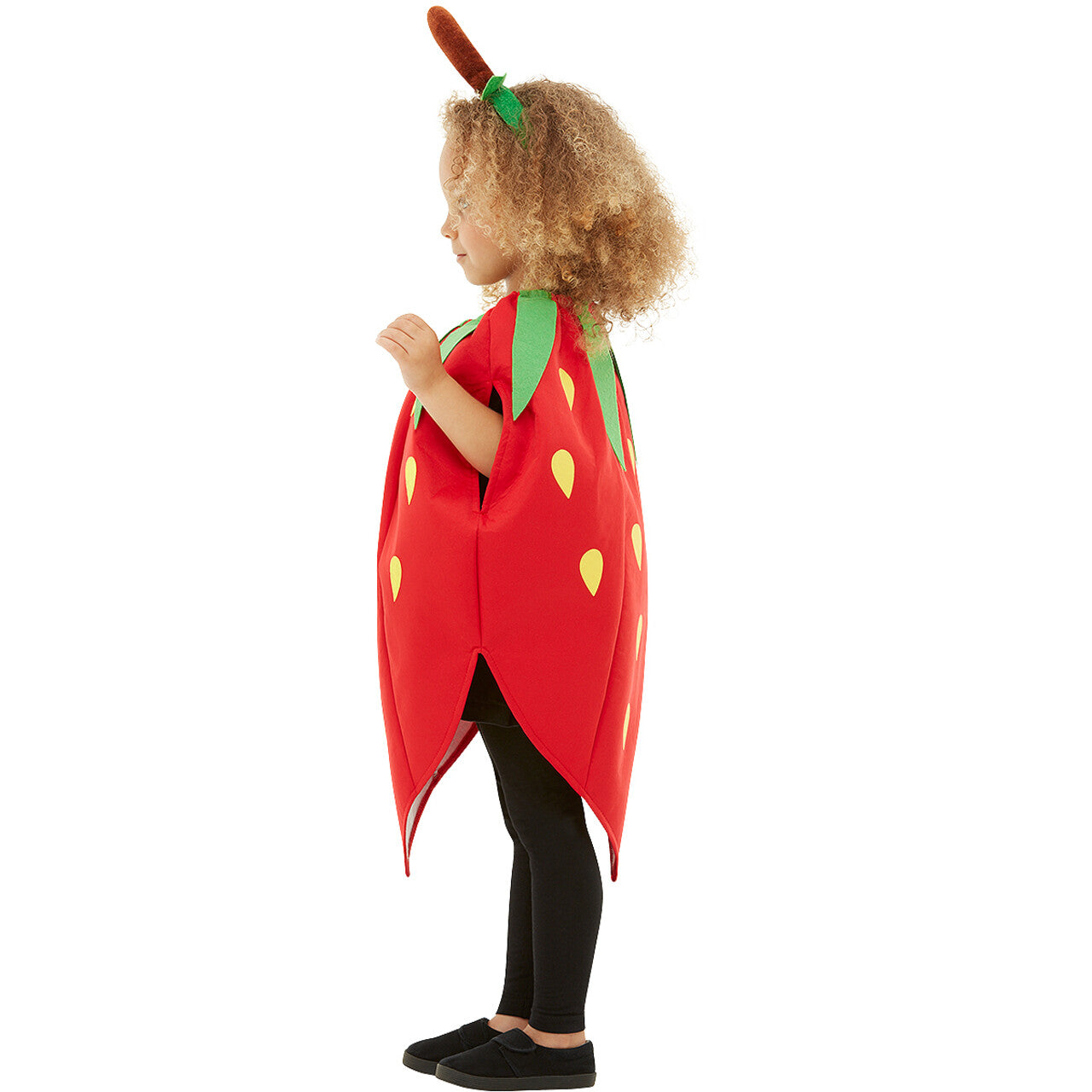 Op deze afbeelding zie je een Kostuums, van het merk Funidelia. Zoete Rode Aardbei Kind Kostuum