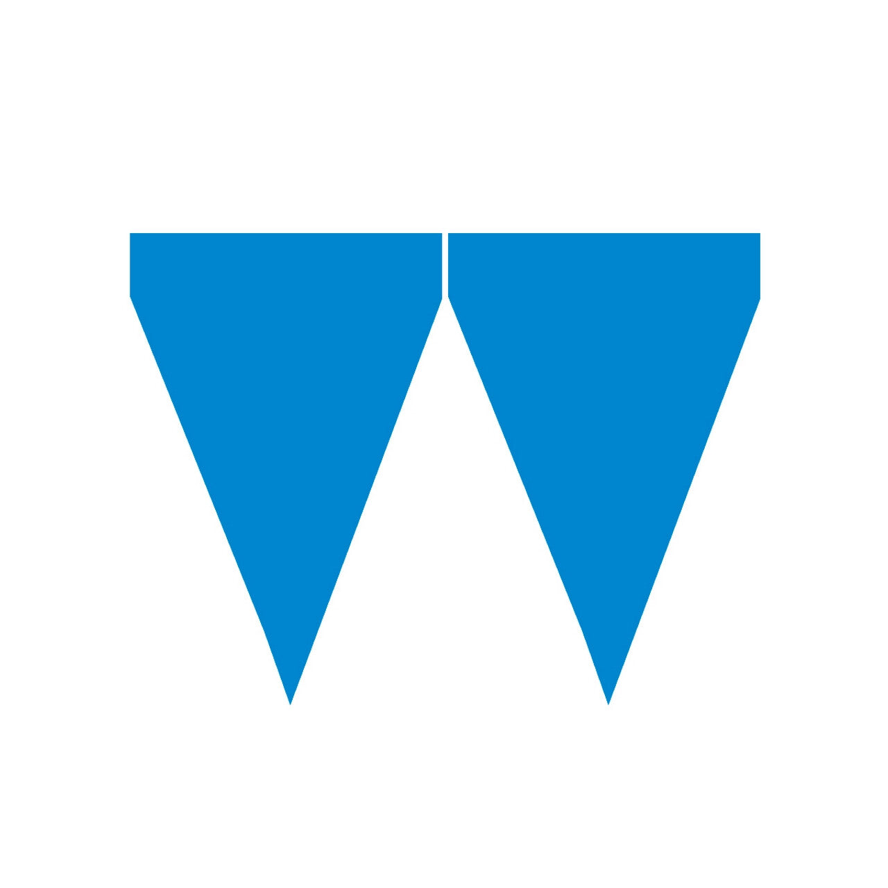 Op deze afbeelding zie je een Decoratie, van het merk Funidelia. Navy Blauwe Vlaggenlijn 9 Wimpels 3 Meter