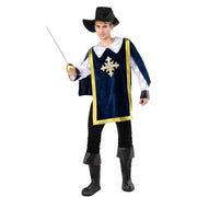 Op deze afbeelding zie je een Kostuums, van het merk Funidelia. Musketeer Moedighart Man Kostuum