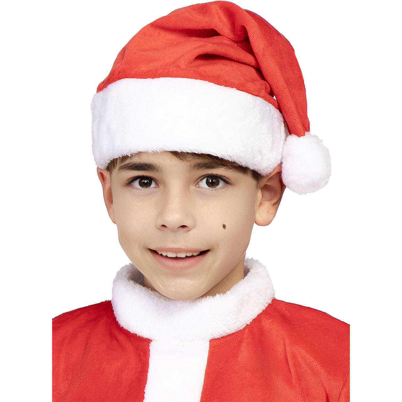 Op deze afbeelding zie je een Accessoires, van het merk Funidelia. Kerstjongen Muts
