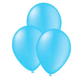 Hellblaue Latexballons 10er-Set
