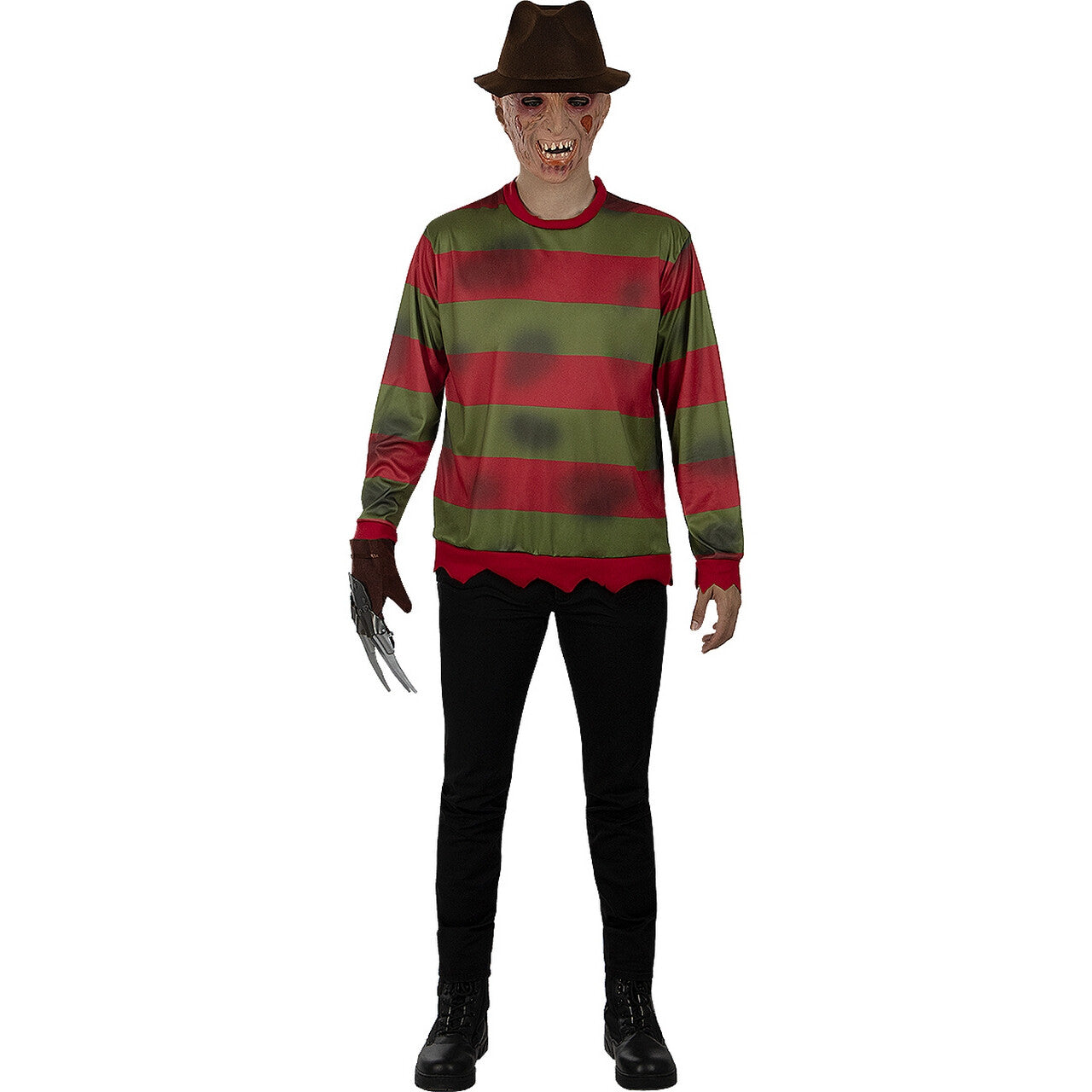 Op deze afbeelding zie je een Accessoires, van het merk Funidelia. Masker Moordenaar Freddy Krueger