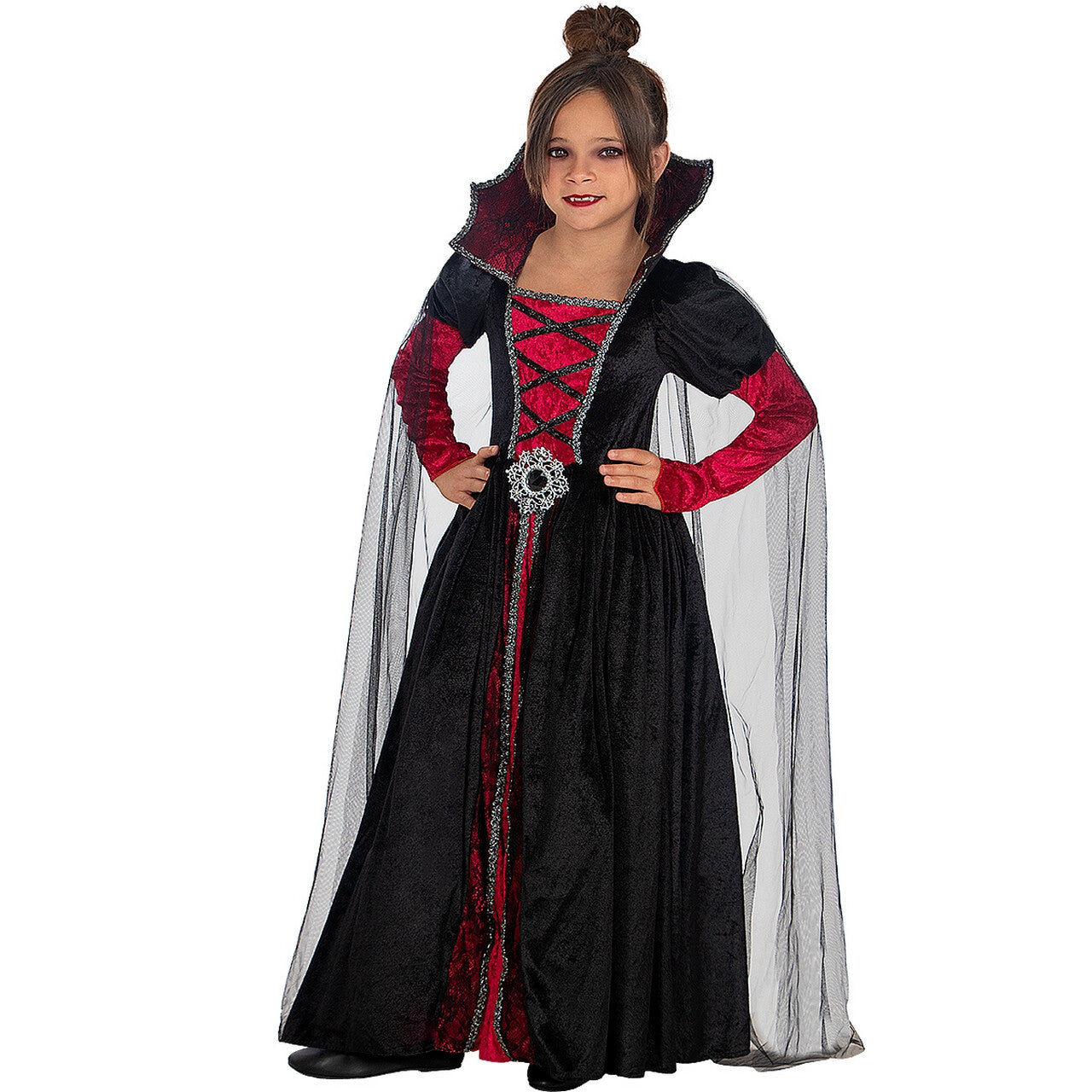 Op deze afbeelding zie je een Kostuums, van het merk Funidelia. Prinses Vampirina Van Batrock Meisje Kostuum