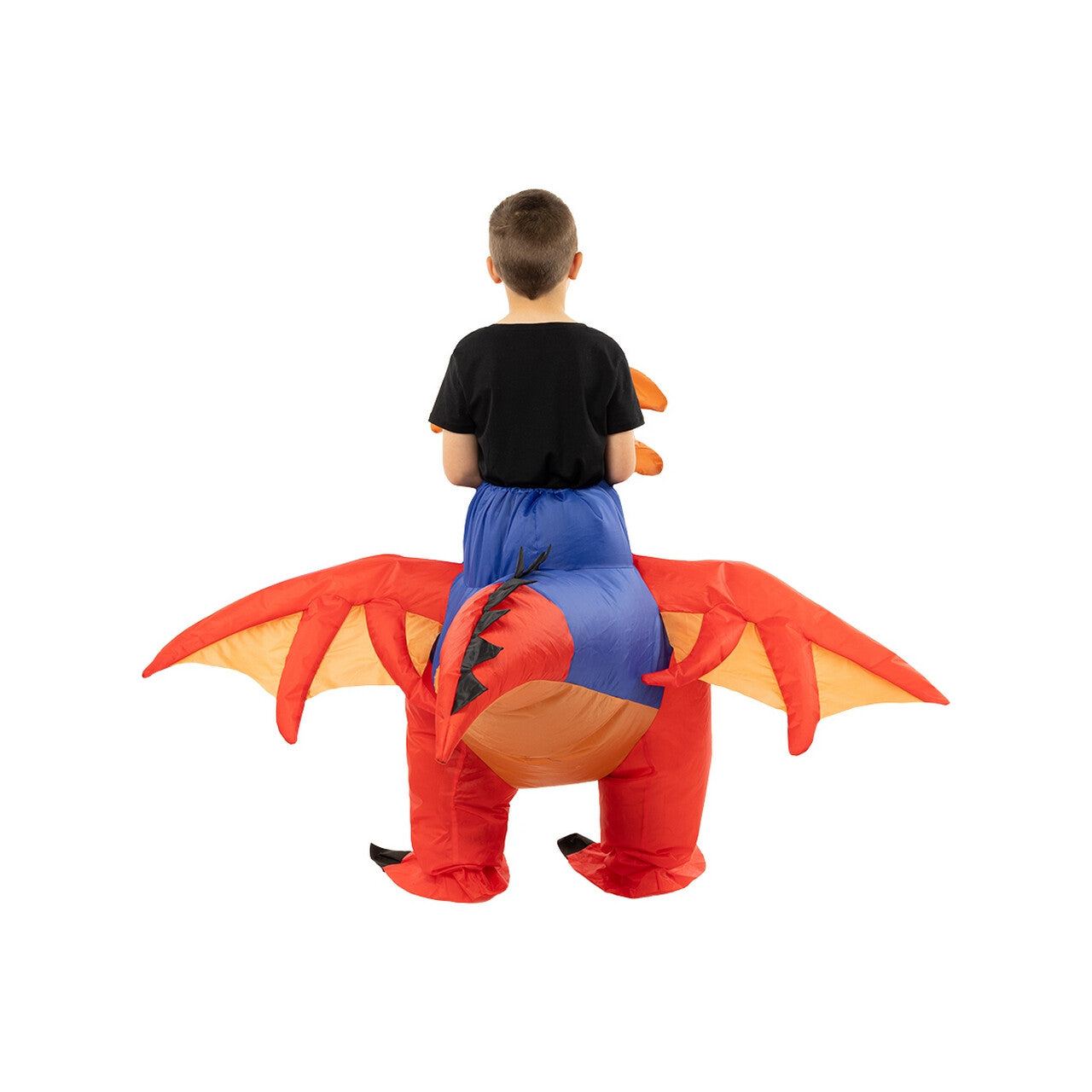 Op deze afbeelding zie je een Kostuums, van het merk Funidelia. Inflatable Dragon Costume On Shoulders For Kids Kind Kostuum