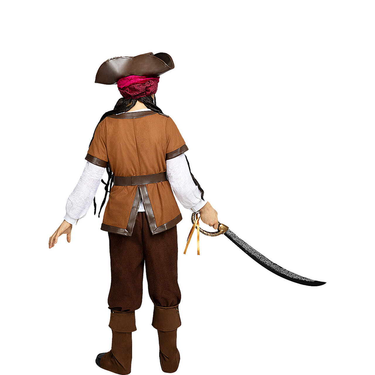 Op deze afbeelding zie je een Kostuums, van het merk Funidelia. Jonge Piraat Jack Sparrow Jongen Kostuum