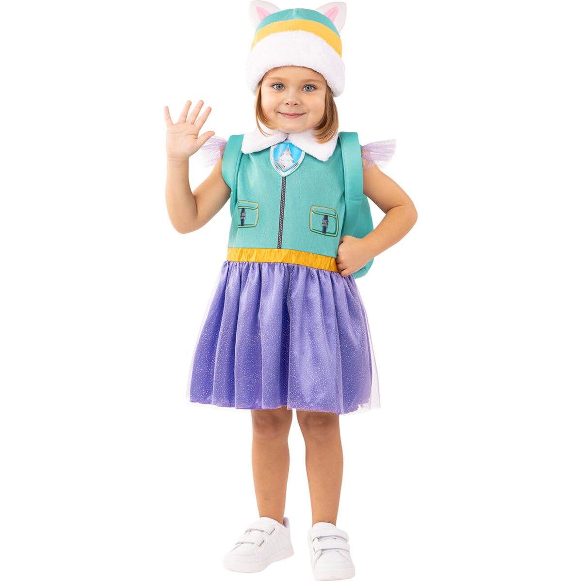 Op deze afbeelding zie je een Kostuums, van het merk Funidelia. Everest Kostuum - Paw Patrol™ Meisje