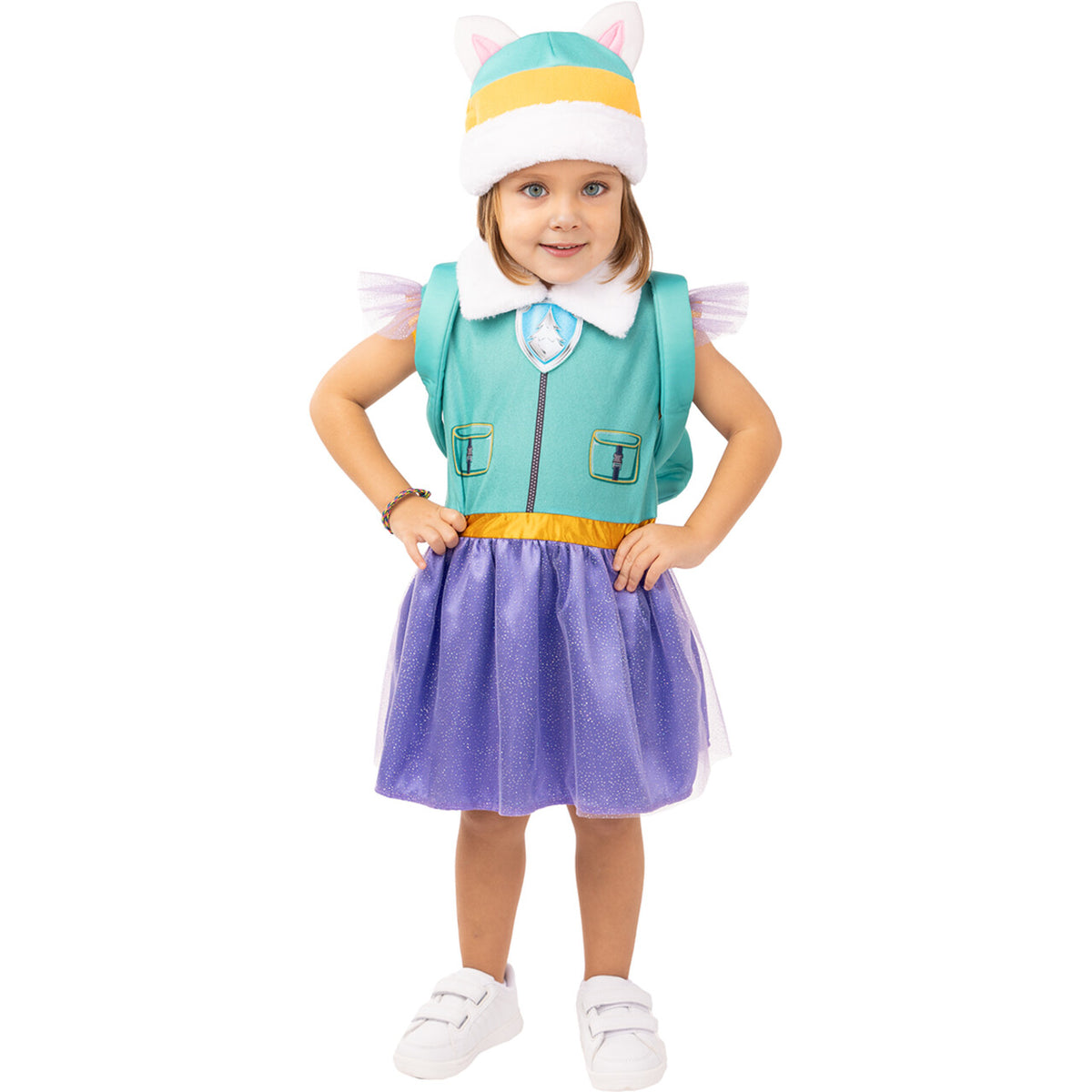 Op deze afbeelding zie je een Kostuums, van het merk Funidelia. Everest Kostuum - Paw Patrol™ Meisje