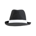 Eleganter Gangsterhut Mit Streifen