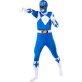 Blue Power Ranger™ - Second Skin Unisex Kostuum