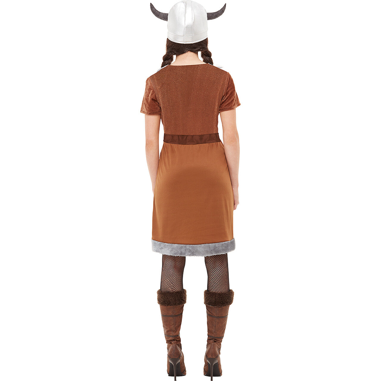 Op deze afbeelding zie je een Kostuums, van het merk Funidelia. Astrid De Meedogenloze Viking Vrouw Kostuum