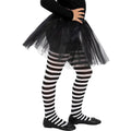 Collant Rayé Noir Et Blanc Enfant