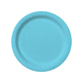 8 Pappteller Hellblau 23 Cm - Unifarben
