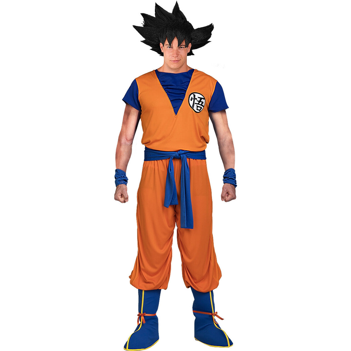 Op deze afbeelding zie je een Kostuums, van het merk Funidelia. Saiyan Goku Dragon Ball Man Kostuum