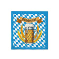 Serviettes Oktoberfest Bleu Et Blanc 16 Pièces