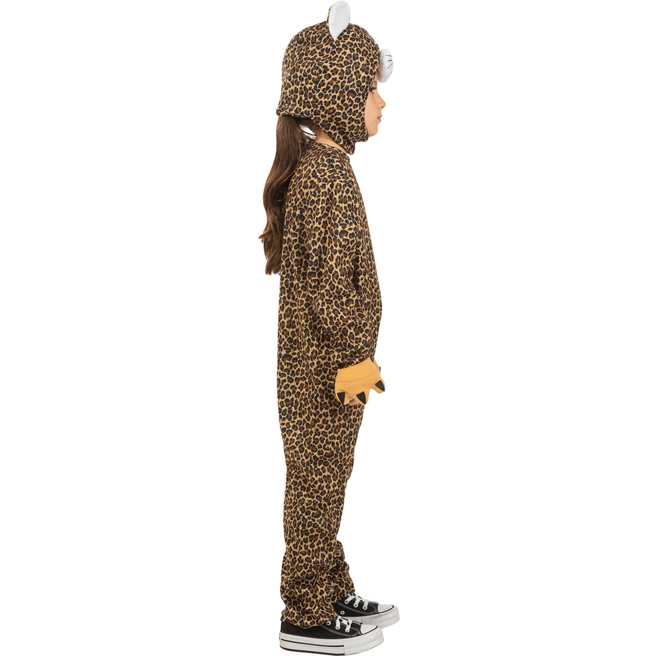 Op deze afbeelding zie je een Kostuums, van het merk Funidelia. Gevaarlijke Luipaard Onesie Kind Kostuum