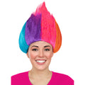 Perücke Regenbogenfarben - Trolls