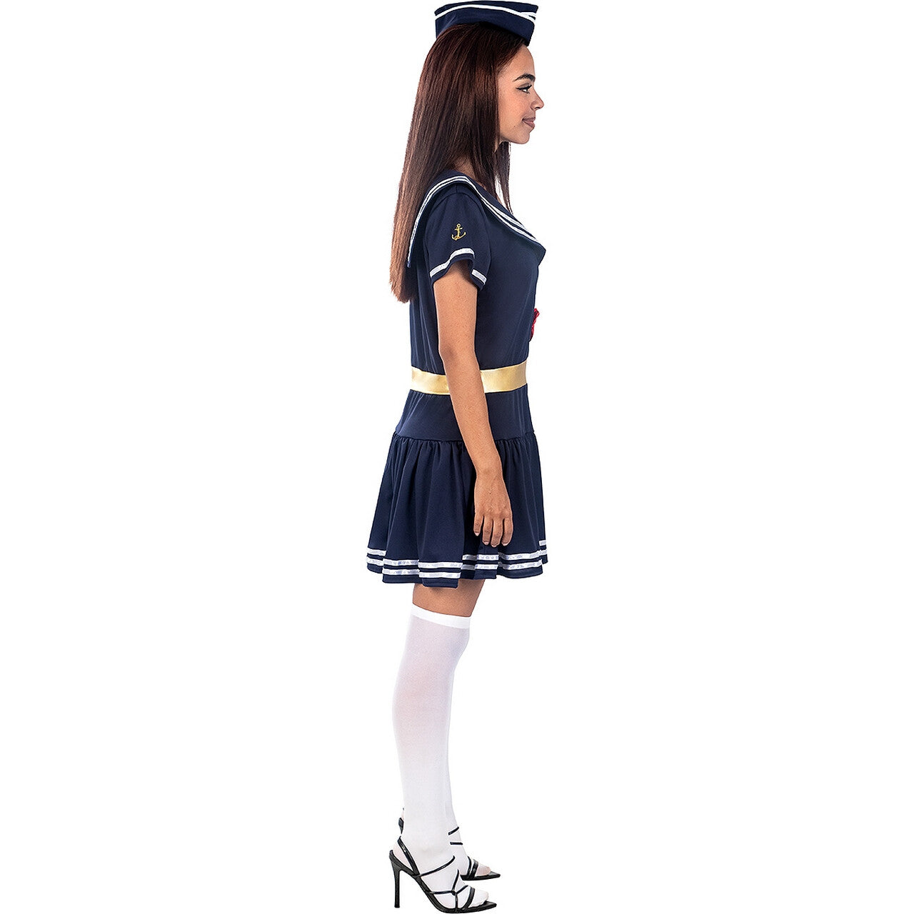 Op deze afbeelding zie je een Kostuums, van het merk Funidelia. Alle Hens Aan Dek Matroos Vrouw Kostuum