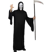 Op deze afbeelding zie je een Kostuums, van het merk Funidelia. Zielenverzamelaar Grim Reaper Man Kostuum