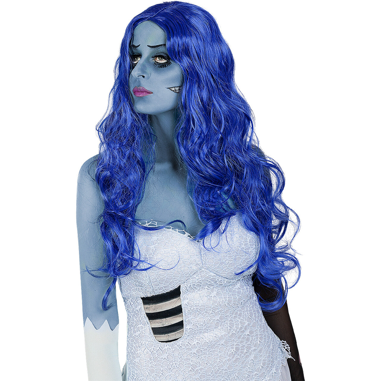 Op deze afbeelding zie je een Kostuums, van het merk Funidelia. Dode-Lijk Bruid Corpse Bride Vrouw Kostuum
