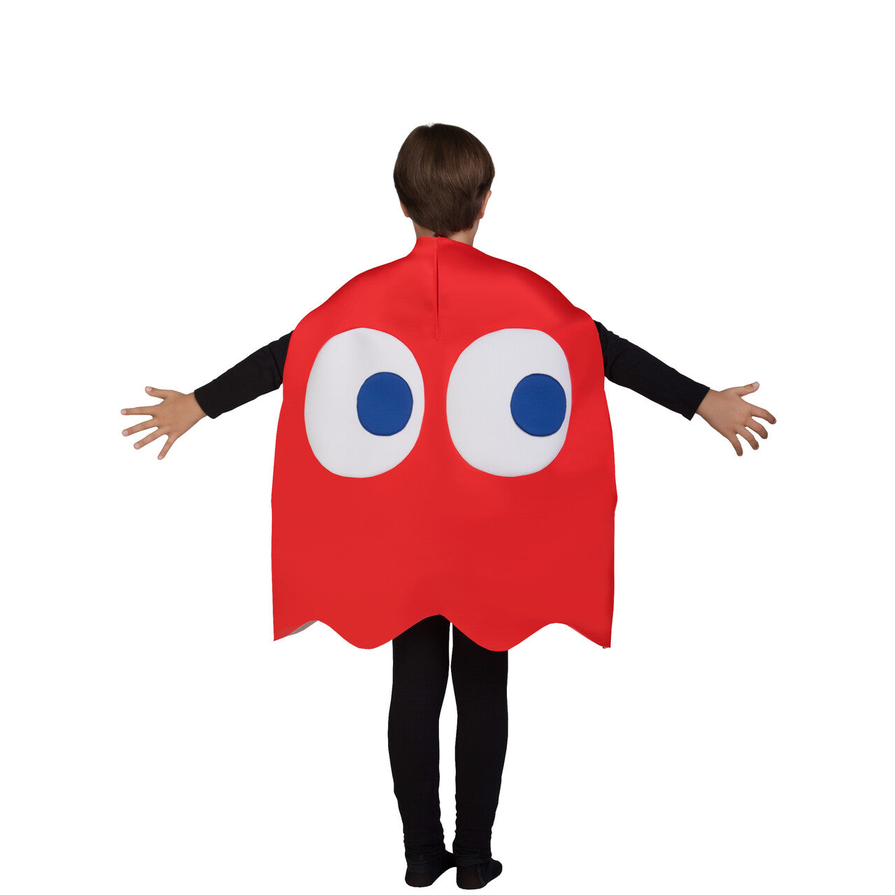 Op deze afbeelding zie je een Kostuums, van het merk Funidelia. Blinky De Rode Ghost Pacman Kind Kostuum