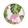 Tropical Flamingos Borden 23 Centimeter 8 Stuks