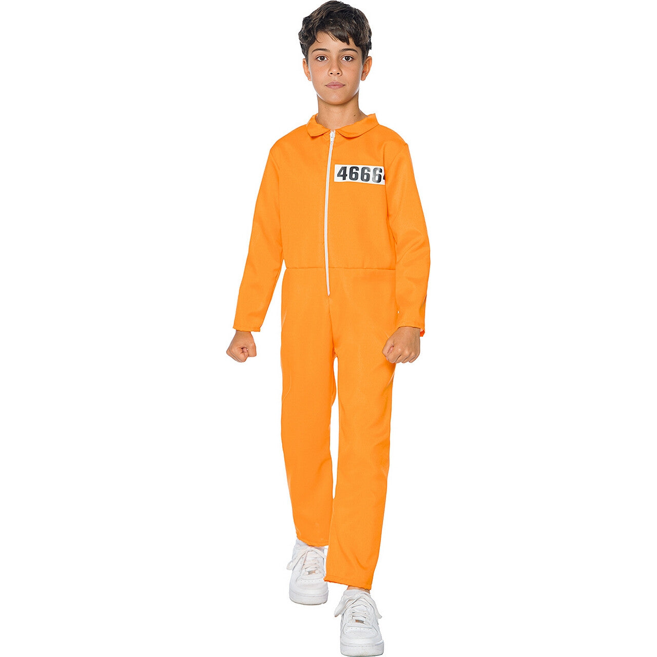 Op deze afbeelding zie je een Kostuums, van het merk Funidelia. Jeugd Gevangene Wimpie Holland Kind Kostuum
