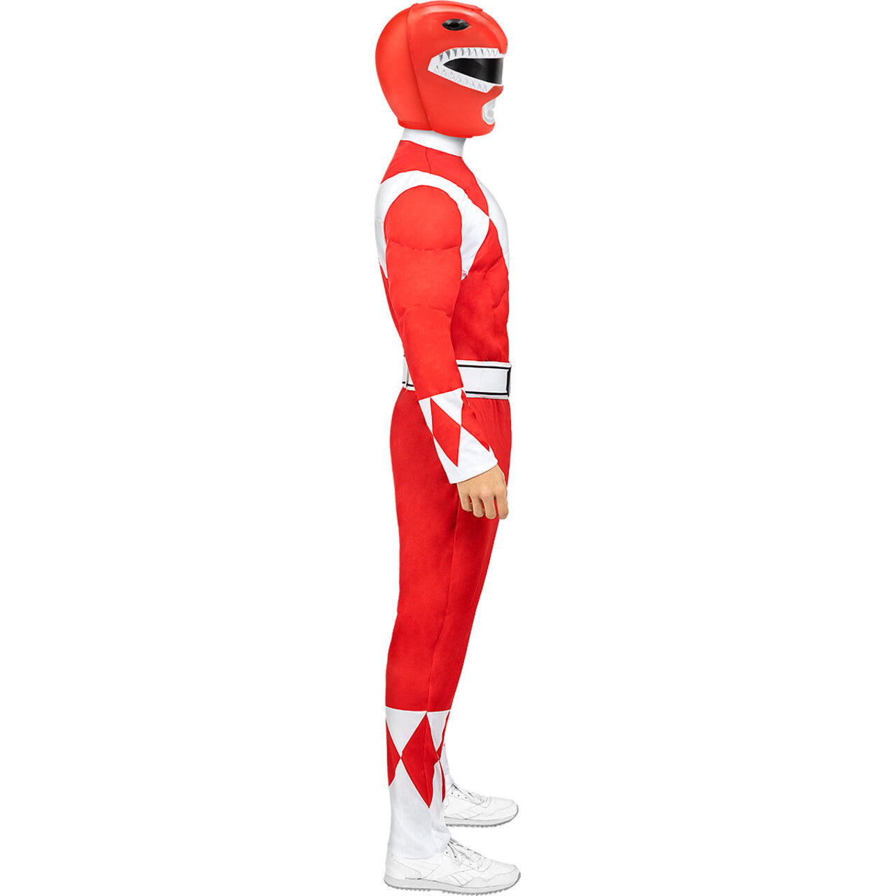 Op deze afbeelding zie je een Accessoires, van het merk Funidelia. Dino Helm Rode Power Ranger