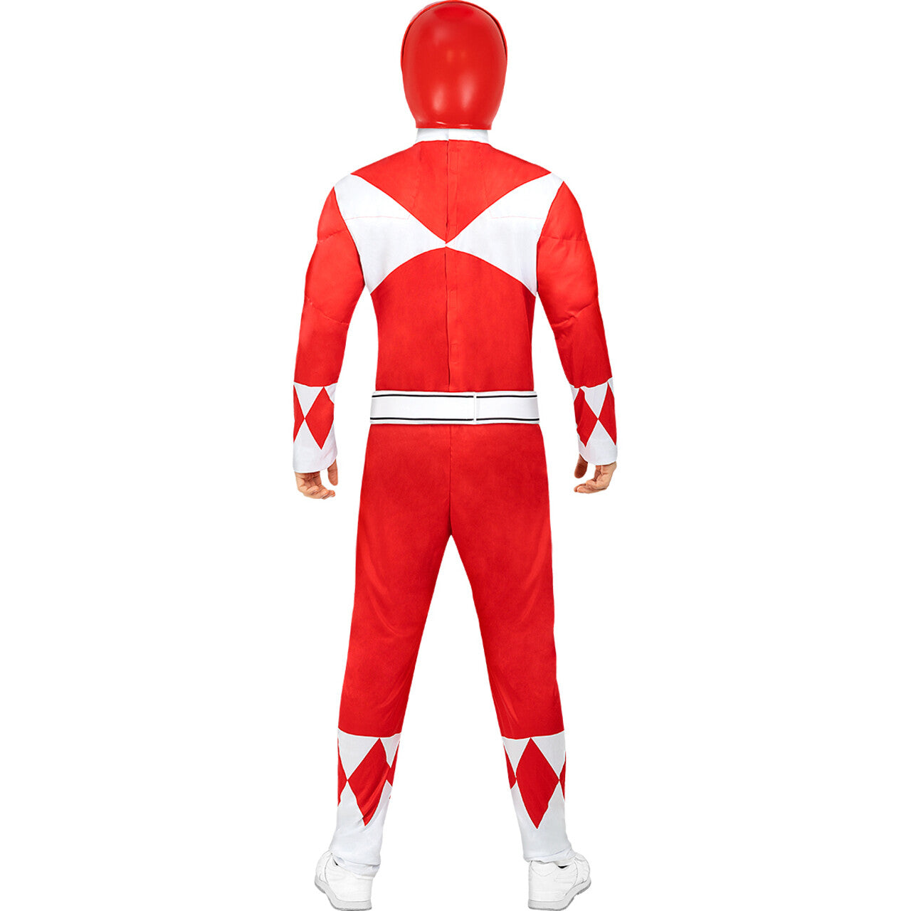 Op deze afbeelding zie je een Accessoires, van het merk Funidelia. Dino Helm Rode Power Ranger
