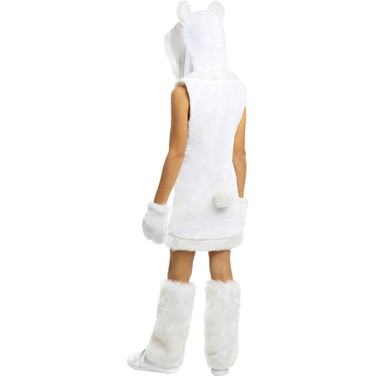 Op deze afbeelding zie je een Kostuums, van het merk Funidelia. Warm IJsbeertje Snowy Kind Meisje Kostuum