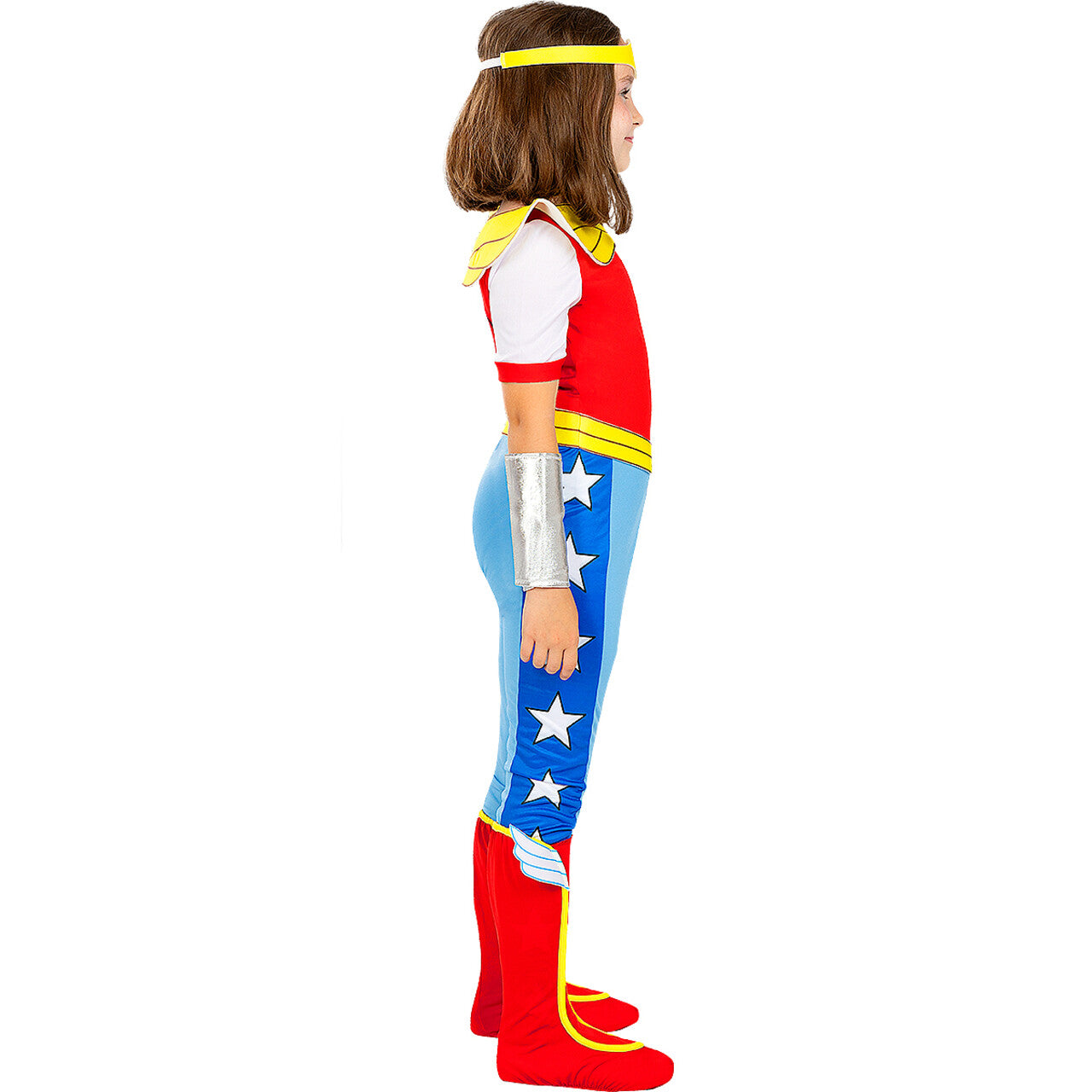 Op deze afbeelding zie je een Kostuums, van het merk Funidelia. Klassieke Wonder Woman Dc Super Heldin Meisje Kostuum