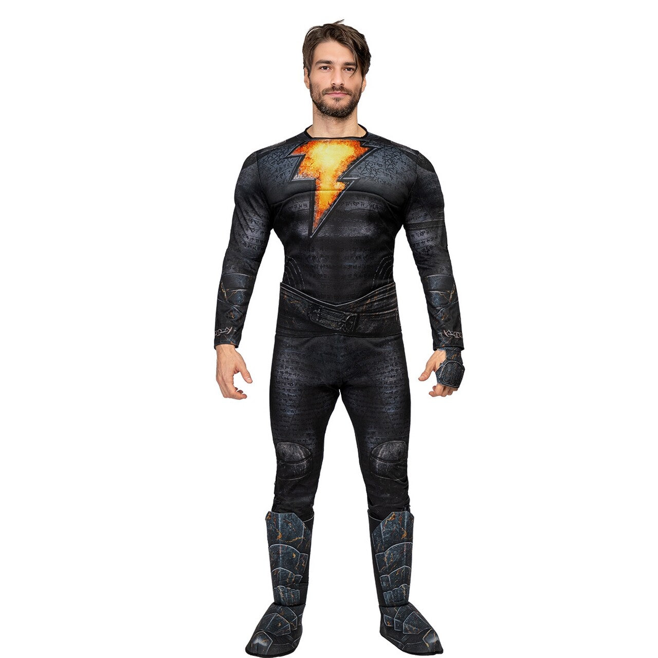 Op deze afbeelding zie je een Kostuums, van het merk Funidelia. Black Adam Dc Comics Man Kostuum