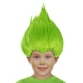 Trolls Perücke Grün für Kinder
