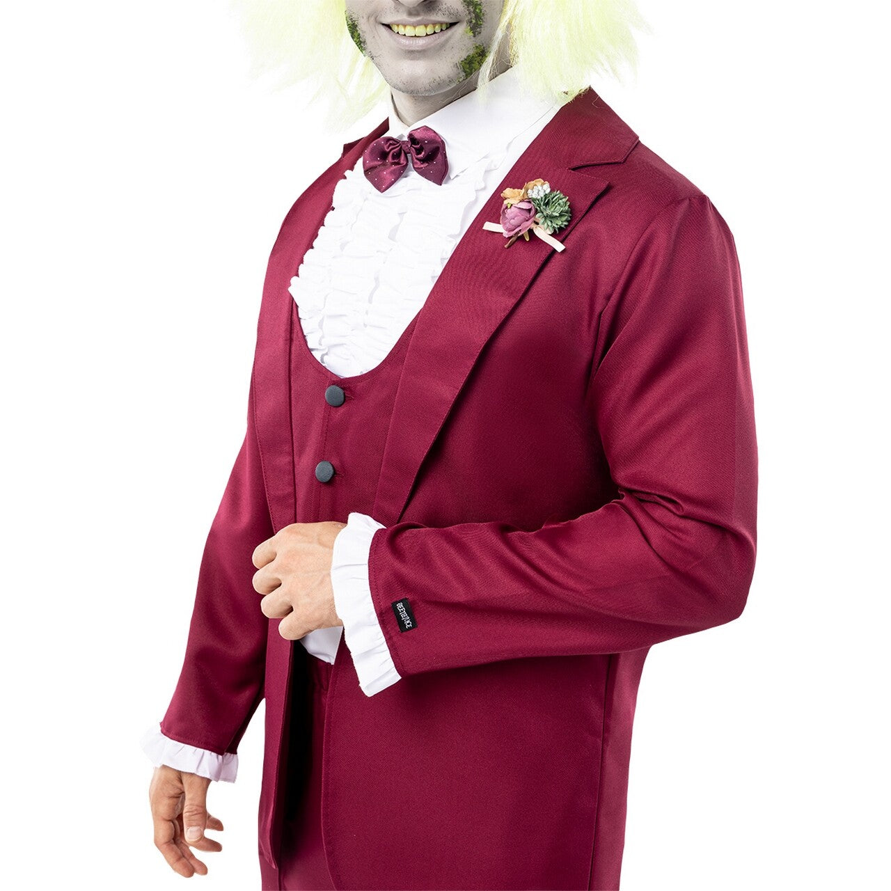 Op deze afbeelding zie je een Kostuums, van het merk Funidelia. Beetlejuice Costume For Men - Beetlejuice Man Kostuum