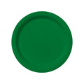 8 Assiettes Vert Forêt 23 Cm