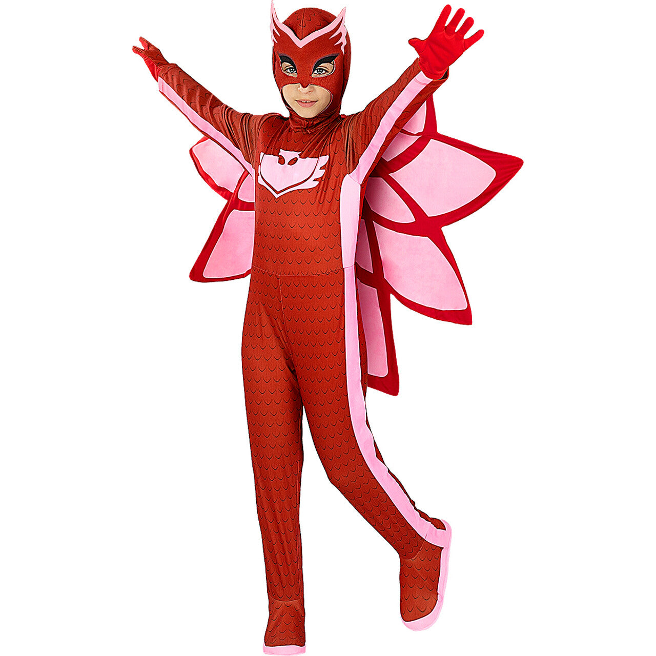 Op deze afbeelding zie je een Kostuums, van het merk Funidelia. Deluxe Owlette Pj Masks Meisje Kostuum