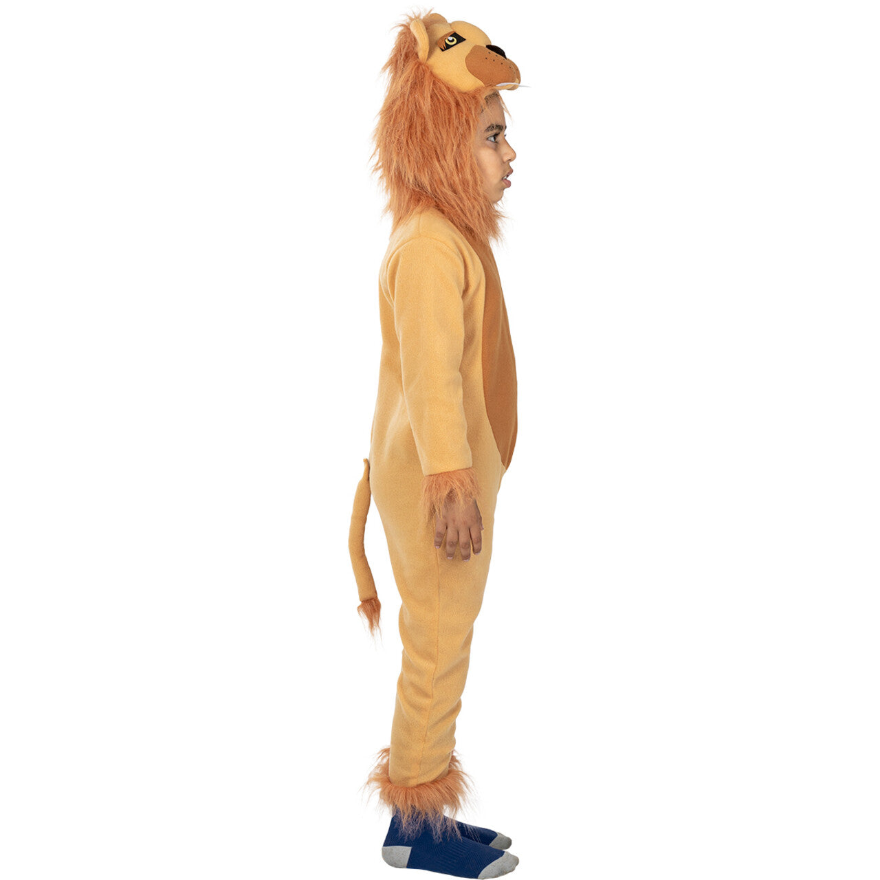Op deze afbeelding zie je een Kostuums, van het merk Funidelia. Koning Van De Jungle Leeuwen Onesie Kind Kostuum