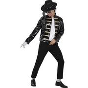 Op deze afbeelding zie je een Kostuums, van het merk Funidelia. Michael Jackson King Of Pop Jas Zwart