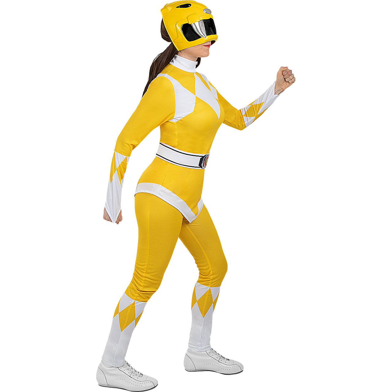 Op deze afbeelding zie je een Kostuums, van het merk Funidelia. Trini Kwan Gele Power Ranger Vrouw Kostuum