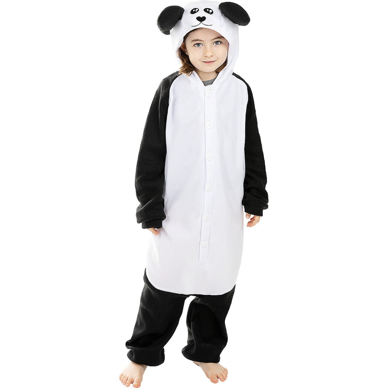 Op deze afbeelding zie je een Kostuums, van het merk Funidelia. Panda Die Niet Kan Vechten Onesie Kind Kostuum