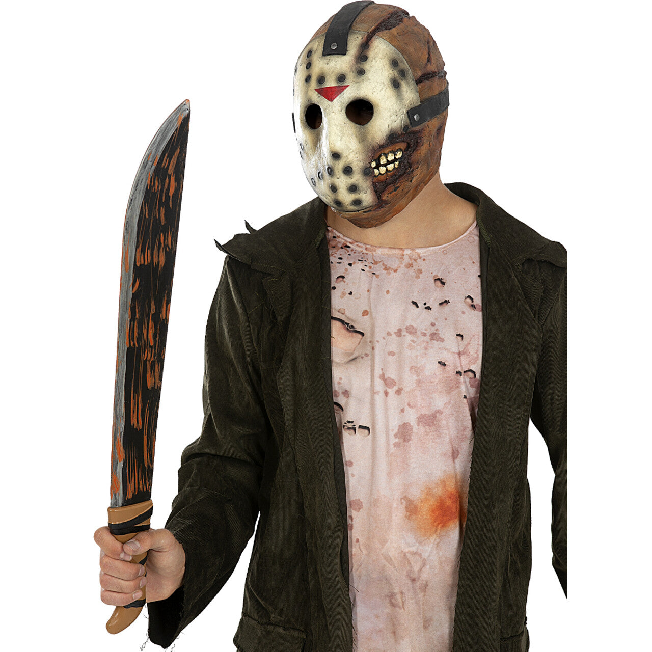 Op deze afbeelding zie je een Accessoires, van het merk Funidelia. Latex Masker Jason