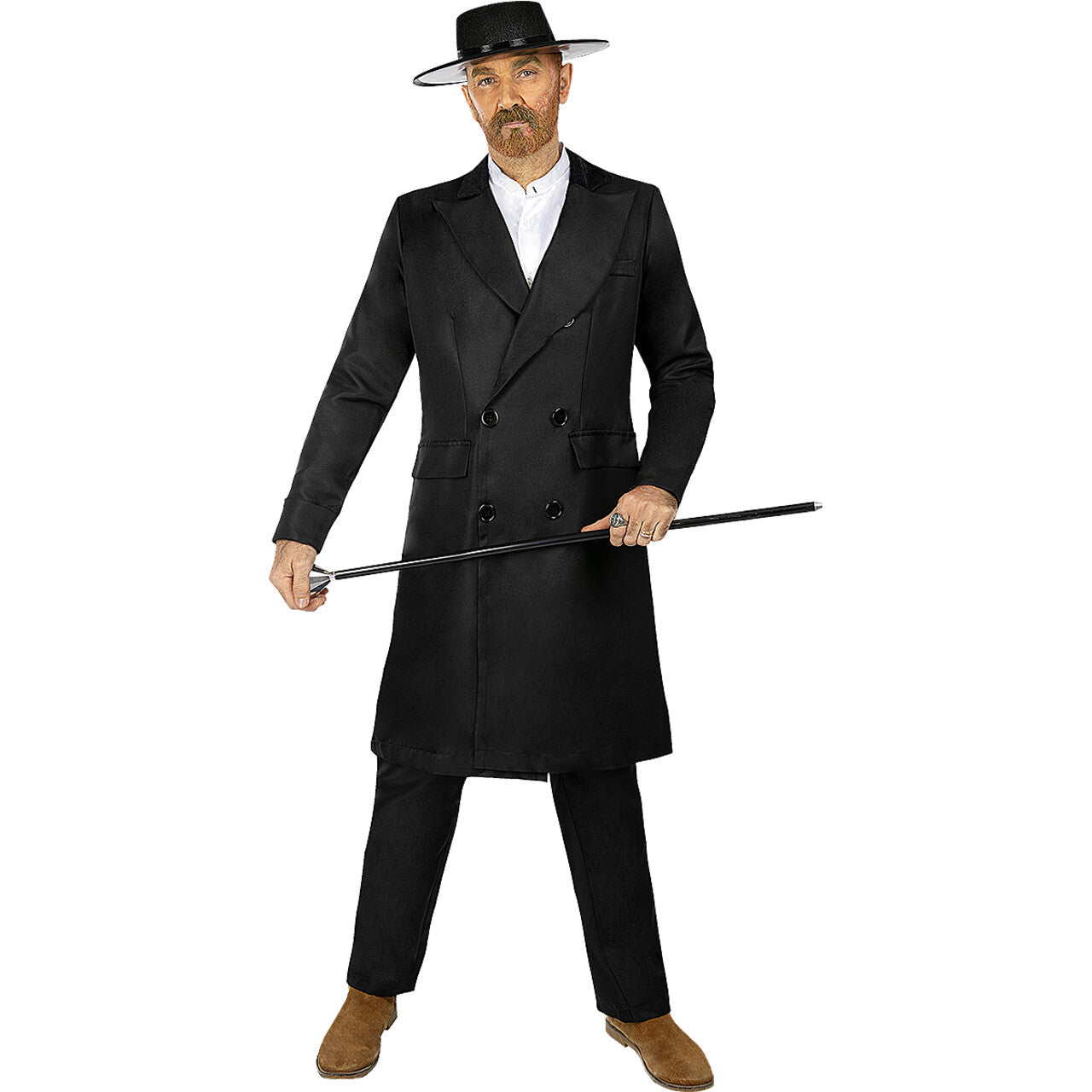 Op deze afbeelding zie je een Kostuums, van het merk Funidelia. Roaring Twenties Alfie Solomons Peaky Blinders Man Kostuum