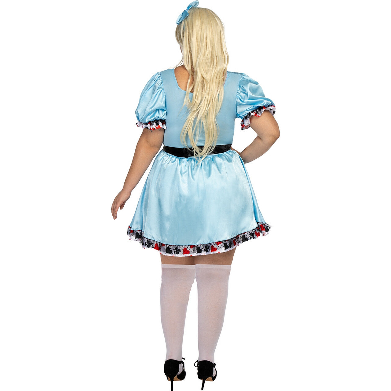 Op deze afbeelding zie je een Kostuums, van het merk Funidelia. Verleidelijke Alice In Wonderschoonland Vrouw Kostuum