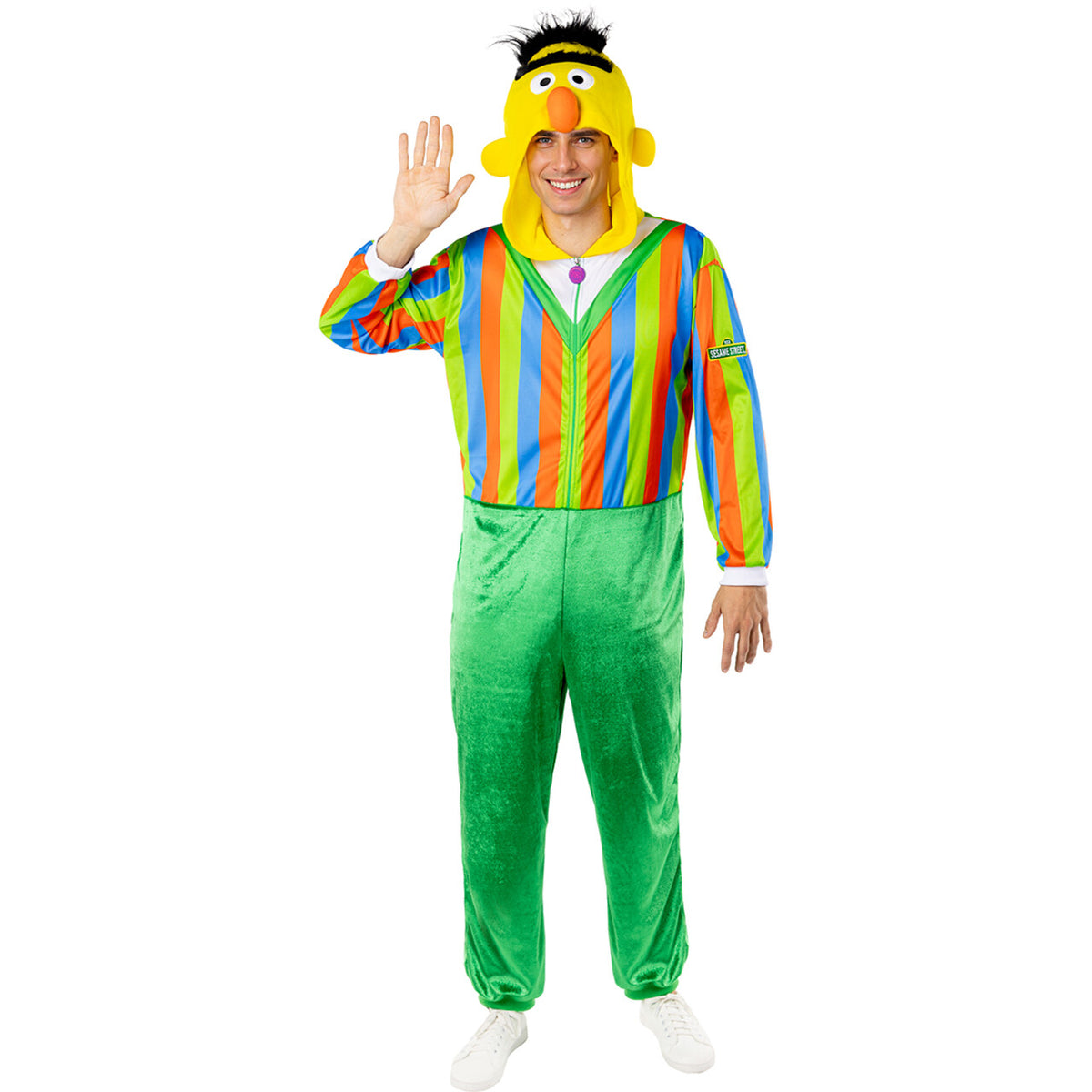 Op deze afbeelding zie je een Kostuums, van het merk Funidelia. Bert Kostuum - Sesamstraat™ - Bert En Ernie™