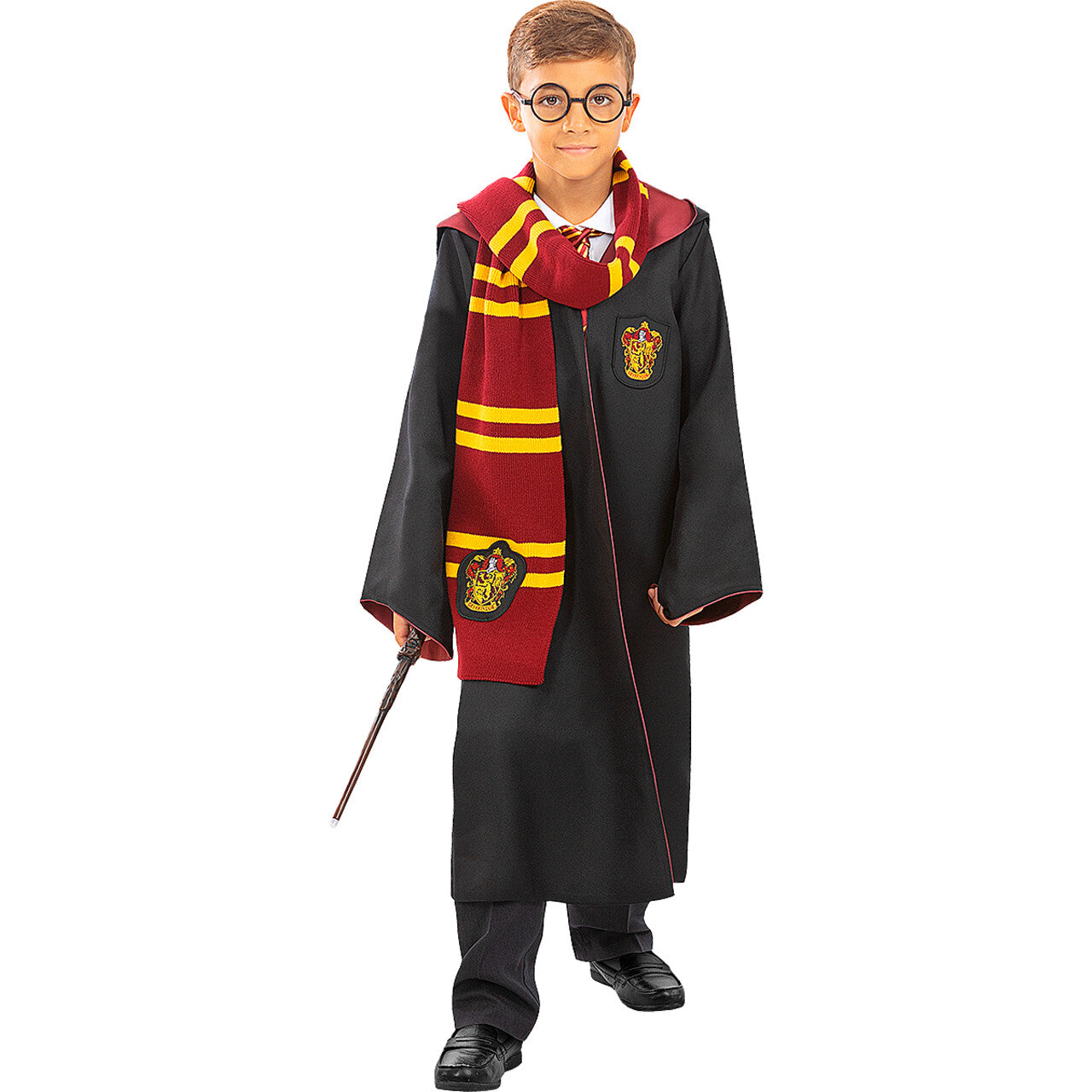 Op deze afbeelding zie je een Accessoires, van het merk Funidelia. Rode Gryffindor Sjaal Harry Potter