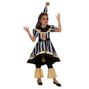 Op deze afbeelding zie je een Kostuums, van het merk Funidelia. Clowntje Pommelien Meisje Kostuum