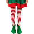 Rood Wit Gestreepte Panty Elf Pipi
