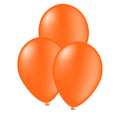 10 Luftballons Orange - Unifarben
